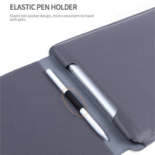 Load image into Gallery viewer, PU Leather 4 in 1 Laptop Bag with Functional Bracket, For MacBook 12 / 14 inch, For MacBook 15 / 16 inch