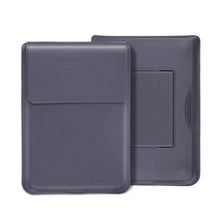 Load image into Gallery viewer, PU Leather 4 in 1 Laptop Bag with Functional Bracket, For MacBook 12 / 14 inch, For MacBook 15 / 16 inch