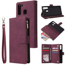 Load image into Gallery viewer, Multifunctional Horizontal Flip Leather Case, with Card Slot &amp; Holder &amp; Zipper Wallet &amp; Photo Frame, For Samsung Galaxy A21, For Samsung Galaxy A41, For Samsung Galaxy A70S, For Samsung Galaxy Note10 Lite, For OnePlus 8, For OnePlus 8 Pro, For Huawei P...