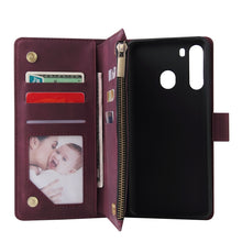 Load image into Gallery viewer, Multifunctional Horizontal Flip Leather Case, with Card Slot &amp; Holder &amp; Zipper Wallet &amp; Photo Frame, For Samsung Galaxy A21, For Samsung Galaxy A41, For Samsung Galaxy A70S, For Samsung Galaxy Note10 Lite, For OnePlus 8, For OnePlus 8 Pro, For Huawei P...