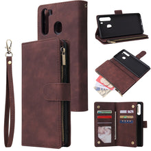 Load image into Gallery viewer, Multifunctional Horizontal Flip Leather Case, with Card Slot &amp; Holder &amp; Zipper Wallet &amp; Photo Frame, For Samsung Galaxy A21, For Samsung Galaxy A41, For Samsung Galaxy A70S, For Samsung Galaxy Note10 Lite, For OnePlus 8, For OnePlus 8 Pro, For Huawei P...