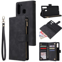 Load image into Gallery viewer, Multifunctional Horizontal Flip Leather Case, with Card Slot &amp; Holder &amp; Zipper Wallet &amp; Photo Frame, For Samsung Galaxy A21, For Samsung Galaxy A41, For Samsung Galaxy A70S, For Samsung Galaxy Note10 Lite, For OnePlus 8, For OnePlus 8 Pro, For Huawei P...