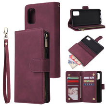 Load image into Gallery viewer, Multifunctional Horizontal Flip Leather Case, with Card Slot &amp; Holder &amp; Zipper Wallet &amp; Photo Frame, For Samsung Galaxy A21, For Samsung Galaxy A41, For Samsung Galaxy A70S, For Samsung Galaxy Note10 Lite, For OnePlus 8, For OnePlus 8 Pro, For Huawei P...