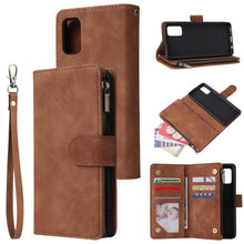 Load image into Gallery viewer, Multifunctional Horizontal Flip Leather Case, with Card Slot &amp; Holder &amp; Zipper Wallet &amp; Photo Frame, For Samsung Galaxy A21, For Samsung Galaxy A41, For Samsung Galaxy A70S, For Samsung Galaxy Note10 Lite, For OnePlus 8, For OnePlus 8 Pro, For Huawei P...