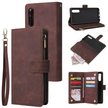 Load image into Gallery viewer, Multifunctional Horizontal Flip Leather Case, with Card Slot &amp; Holder &amp; Zipper Wallet &amp; Photo Frame, For Samsung Galaxy A21, For Samsung Galaxy A41, For Samsung Galaxy A70S, For Samsung Galaxy Note10 Lite, For OnePlus 8, For OnePlus 8 Pro, For Huawei P...