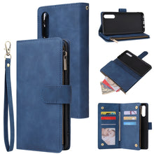 Load image into Gallery viewer, Multifunctional Horizontal Flip Leather Case, with Card Slot &amp; Holder &amp; Zipper Wallet &amp; Photo Frame, For Samsung Galaxy A21, For Samsung Galaxy A41, For Samsung Galaxy A70S, For Samsung Galaxy Note10 Lite, For OnePlus 8, For OnePlus 8 Pro, For Huawei P...