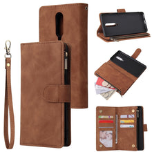 Load image into Gallery viewer, Multifunctional Horizontal Flip Leather Case, with Card Slot &amp; Holder &amp; Zipper Wallet &amp; Photo Frame, For Samsung Galaxy A21, For Samsung Galaxy A41, For Samsung Galaxy A70S, For Samsung Galaxy Note10 Lite, For OnePlus 8, For OnePlus 8 Pro, For Huawei P...