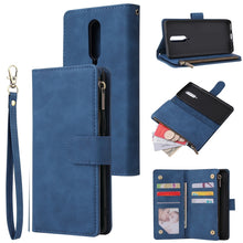 Load image into Gallery viewer, Multifunctional Horizontal Flip Leather Case, with Card Slot &amp; Holder &amp; Zipper Wallet &amp; Photo Frame, For Samsung Galaxy A21, For Samsung Galaxy A41, For Samsung Galaxy A70S, For Samsung Galaxy Note10 Lite, For OnePlus 8, For OnePlus 8 Pro, For Huawei P...