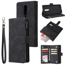 Load image into Gallery viewer, Multifunctional Horizontal Flip Leather Case, with Card Slot &amp; Holder &amp; Zipper Wallet &amp; Photo Frame, For Samsung Galaxy A21, For Samsung Galaxy A41, For Samsung Galaxy A70S, For Samsung Galaxy Note10 Lite, For OnePlus 8, For OnePlus 8 Pro, For Huawei P...