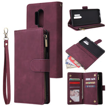 Load image into Gallery viewer, Multifunctional Horizontal Flip Leather Case, with Card Slot &amp; Holder &amp; Zipper Wallet &amp; Photo Frame, For Samsung Galaxy A21, For Samsung Galaxy A41, For Samsung Galaxy A70S, For Samsung Galaxy Note10 Lite, For OnePlus 8, For OnePlus 8 Pro, For Huawei P...