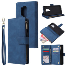 Load image into Gallery viewer, Multifunctional Horizontal Flip Leather Case, with Card Slot &amp; Holder &amp; Zipper Wallet &amp; Photo Frame, For Samsung Galaxy A21, For Samsung Galaxy A41, For Samsung Galaxy A70S, For Samsung Galaxy Note10 Lite, For OnePlus 8, For OnePlus 8 Pro, For Huawei P...