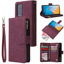 Load image into Gallery viewer, Multifunctional Horizontal Flip Leather Case, with Card Slot &amp; Holder &amp; Zipper Wallet &amp; Photo Frame, For Samsung Galaxy A21, For Samsung Galaxy A41, For Samsung Galaxy A70S, For Samsung Galaxy Note10 Lite, For OnePlus 8, For OnePlus 8 Pro, For Huawei P...