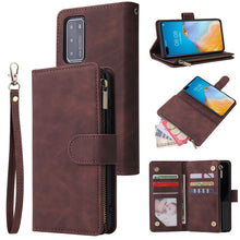 Load image into Gallery viewer, Multifunctional Horizontal Flip Leather Case, with Card Slot &amp; Holder &amp; Zipper Wallet &amp; Photo Frame, For Samsung Galaxy A21, For Samsung Galaxy A41, For Samsung Galaxy A70S, For Samsung Galaxy Note10 Lite, For OnePlus 8, For OnePlus 8 Pro, For Huawei P...