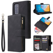 Load image into Gallery viewer, Multifunctional Horizontal Flip Leather Case, with Card Slot &amp; Holder &amp; Zipper Wallet &amp; Photo Frame, For Samsung Galaxy A21, For Samsung Galaxy A41, For Samsung Galaxy A70S, For Samsung Galaxy Note10 Lite, For OnePlus 8, For OnePlus 8 Pro, For Huawei P...