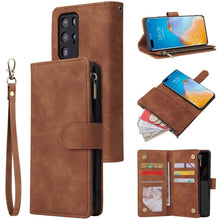 Load image into Gallery viewer, Multifunctional Horizontal Flip Leather Case, with Card Slot &amp; Holder &amp; Zipper Wallet &amp; Photo Frame, For Samsung Galaxy A21, For Samsung Galaxy A41, For Samsung Galaxy A70S, For Samsung Galaxy Note10 Lite, For OnePlus 8, For OnePlus 8 Pro, For Huawei P...