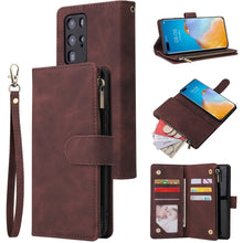 Load image into Gallery viewer, Multifunctional Horizontal Flip Leather Case, with Card Slot &amp; Holder &amp; Zipper Wallet &amp; Photo Frame, For Samsung Galaxy A21, For Samsung Galaxy A41, For Samsung Galaxy A70S, For Samsung Galaxy Note10 Lite, For OnePlus 8, For OnePlus 8 Pro, For Huawei P...