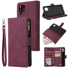 Load image into Gallery viewer, Multifunctional Horizontal Flip Leather Case, with Card Slot &amp; Holder &amp; Zipper Wallet &amp; Photo Frame, For Samsung Galaxy A21, For Samsung Galaxy A41, For Samsung Galaxy A70S, For Samsung Galaxy Note10 Lite, For OnePlus 8, For OnePlus 8 Pro, For Huawei P...