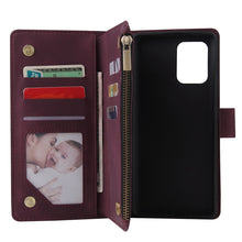 Load image into Gallery viewer, Multifunctional Horizontal Flip Leather Case, with Card Slot &amp; Holder &amp; Zipper Wallet &amp; Photo Frame, For Samsung Galaxy S10 Lite, For Samsung Galaxy S20+, For Galaxy S20+, For Samsung Galaxy S20 Ultra, For Galaxy S20 Ultra, For Samsung Galaxy S20      ...
