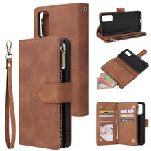 Load image into Gallery viewer, Multifunctional Horizontal Flip Leather Case, with Card Slot &amp; Holder &amp; Zipper Wallet &amp; Photo Frame, For Samsung Galaxy S10 Lite, For Samsung Galaxy S20+, For Galaxy S20+, For Samsung Galaxy S20 Ultra, For Galaxy S20 Ultra, For Samsung Galaxy S20      ...
