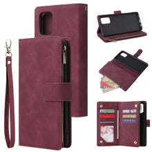 Load image into Gallery viewer, Multifunctional Horizontal Flip Leather Case, with Card Slot &amp; Holder &amp; Zipper Wallet &amp; Photo Frame, For Samsung Galaxy S10 Lite, For Samsung Galaxy S20+, For Galaxy S20+, For Samsung Galaxy S20 Ultra, For Galaxy S20 Ultra, For Samsung Galaxy S20      ...