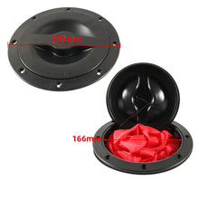Load image into Gallery viewer, A6651-01 Universal 6 inch Round Deck Hatch Cover with Red Mesh Pocket, A6651-01