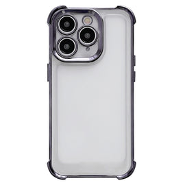 Electroplating Four-corner Shockproof Space Phone Case, For iPhone 11 Pro
