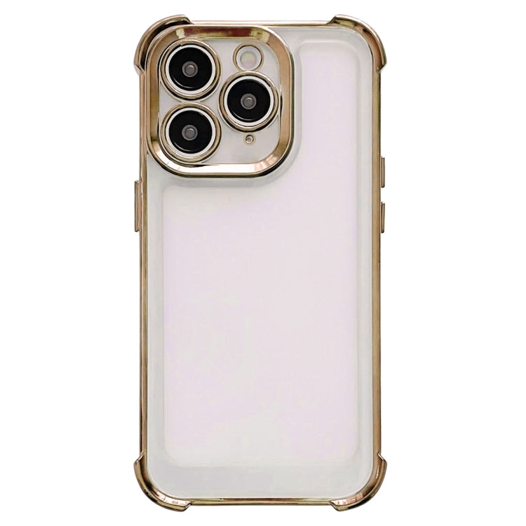 Electroplating Four-corner Shockproof Space Phone Case, For iPhone 11 Pro