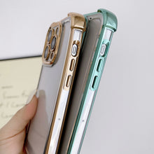 Load image into Gallery viewer, Electroplating Four-corner Shockproof Space Phone Case, For iPhone 11 Pro