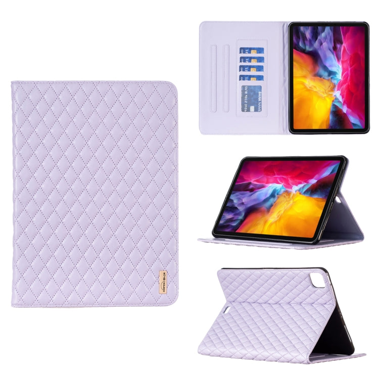 Elegant Rhombic Texture Horizontal Flip Leather Tablet Case, For iPad Pro 11 2022 / 2021 / 2020, For iPad mini 6 / mini 2024, For iPad mini 5 / 4 / 3 / 2 / 1, For iPad Pro 10.5 2019 / 10.2, For iPad 8 / 7 / 6 / 5 9.7 inch
