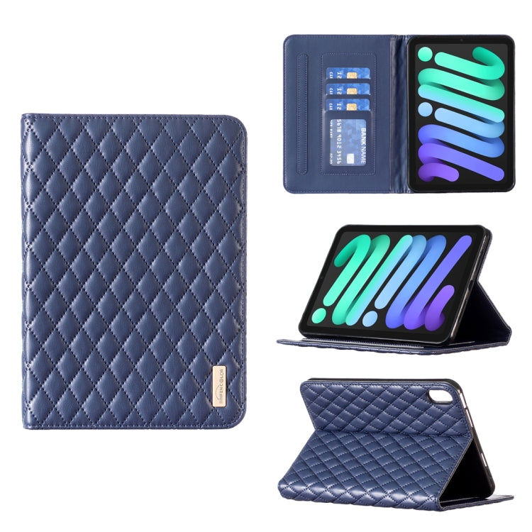 Elegant Rhombic Texture Horizontal Flip Leather Tablet Case, For iPad Pro 11 2022 / 2021 / 2020, For iPad mini 6 / mini 2024, For iPad mini 5 / 4 / 3 / 2 / 1, For iPad Pro 10.5 2019 / 10.2, For iPad 8 / 7 / 6 / 5 9.7 inch