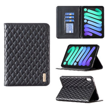 Load image into Gallery viewer, Elegant Rhombic Texture Horizontal Flip Leather Tablet Case, For iPad Pro 11 2022 / 2021 / 2020, For iPad mini 6 / mini 2024, For iPad mini 5 / 4 / 3 / 2 / 1, For iPad Pro 10.5 2019 / 10.2, For iPad 8 / 7 / 6 / 5 9.7 inch