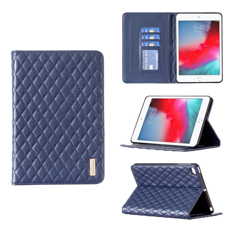 Elegant Rhombic Texture Horizontal Flip Leather Tablet Case, For iPad Pro 11 2022 / 2021 / 2020, For iPad mini 6 / mini 2024, For iPad mini 5 / 4 / 3 / 2 / 1, For iPad Pro 10.5 2019 / 10.2, For iPad 8 / 7 / 6 / 5 9.7 inch