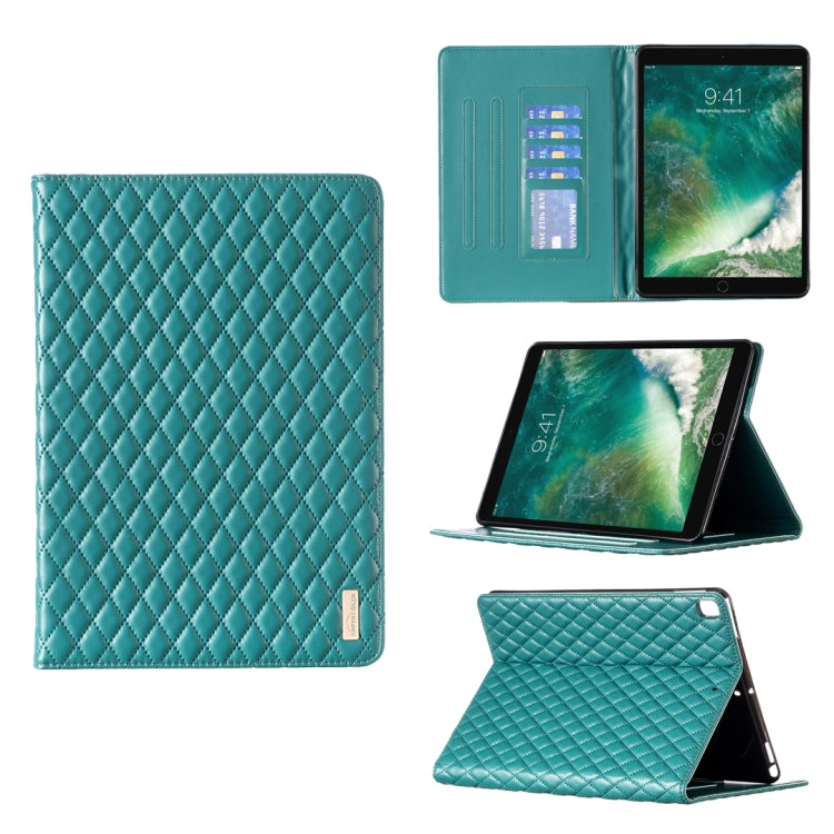 Elegant Rhombic Texture Horizontal Flip Leather Tablet Case, For iPad Pro 11 2022 / 2021 / 2020, For iPad mini 6 / mini 2024, For iPad mini 5 / 4 / 3 / 2 / 1, For iPad Pro 10.5 2019 / 10.2, For iPad 8 / 7 / 6 / 5 9.7 inch