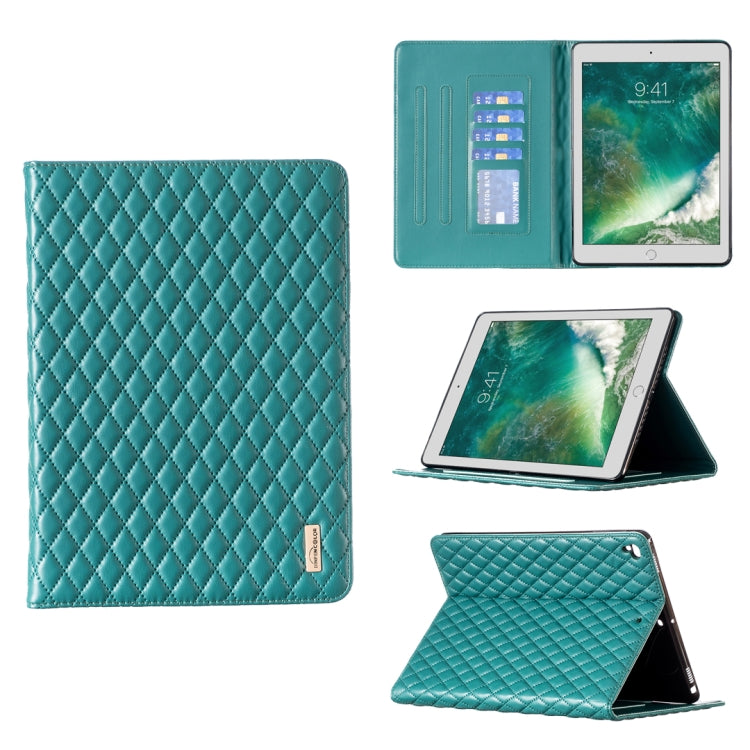 Elegant Rhombic Texture Horizontal Flip Leather Tablet Case, For iPad Pro 11 2022 / 2021 / 2020, For iPad mini 6 / mini 2024, For iPad mini 5 / 4 / 3 / 2 / 1, For iPad Pro 10.5 2019 / 10.2, For iPad 8 / 7 / 6 / 5 9.7 inch