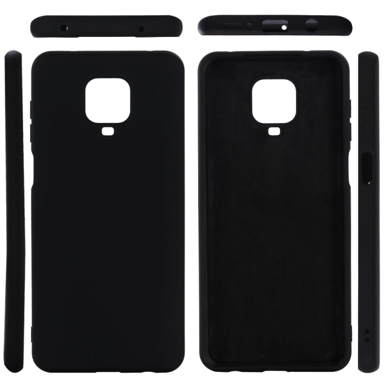 Solid Color Liquid Silicone Full Coverage Anti-fall Mobile Phone Protective Cover, For Xiaomi Redmi Note 9 Pro Max