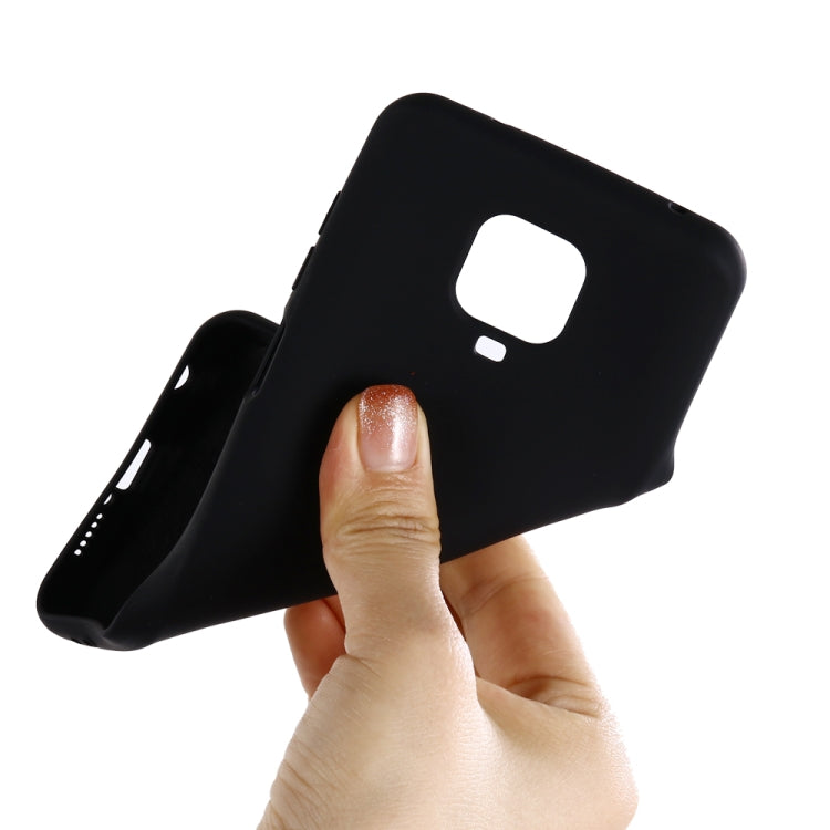 Solid Color Liquid Silicone Full Coverage Anti-fall Mobile Phone Protective Cover, For Xiaomi Redmi Note 9 Pro Max