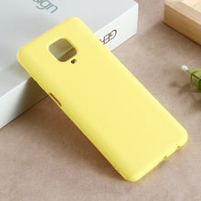 Load image into Gallery viewer, Solid Color Liquid Silicone Full Coverage Anti-fall Mobile Phone Protective Cover, For Xiaomi Redmi Note 9 Pro Max