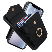 Load image into Gallery viewer, Ring Holder RFID Card Slot Phone Case, For iPhone XR, For iPhone XS Max, For Samsung Galaxy A33 5G, For Samsung Galaxy A51 5G, For Samsung Galaxy A53 5G, For Samsung Galaxy A71 5G, For Samsung Galaxy S20, For Samsung Galaxy S20 Ultra                   ...