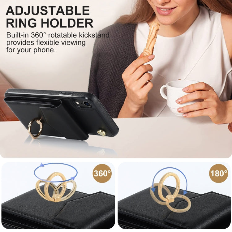 Ring Holder RFID Card Slot Phone Case, For iPhone XR, For iPhone XS Max, For Samsung Galaxy A33 5G, For Samsung Galaxy A51 5G, For Samsung Galaxy A53 5G, For Samsung Galaxy A71 5G, For Samsung Galaxy S20, For Samsung Galaxy S20 Ultra                   ...