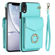 Load image into Gallery viewer, Ring Holder RFID Card Slot Phone Case, For iPhone XR, For iPhone XS Max, For Samsung Galaxy A33 5G, For Samsung Galaxy A51 5G, For Samsung Galaxy A53 5G, For Samsung Galaxy A71 5G, For Samsung Galaxy S20, For Samsung Galaxy S20 Ultra                   ...