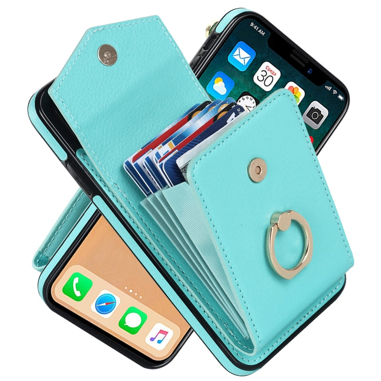 Ring Holder RFID Card Slot Phone Case, For iPhone XR, For iPhone XS Max, For Samsung Galaxy A33 5G, For Samsung Galaxy A51 5G, For Samsung Galaxy A53 5G, For Samsung Galaxy A71 5G, For Samsung Galaxy S20, For Samsung Galaxy S20 Ultra                   ...