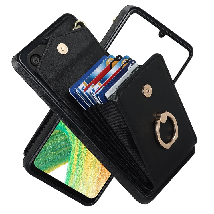 Ring Holder RFID Card Slot Phone Case, For iPhone XR, For iPhone XS Max, For Samsung Galaxy A33 5G, For Samsung Galaxy A51 5G, For Samsung Galaxy A53 5G, For Samsung Galaxy A71 5G, For Samsung Galaxy S20, For Samsung Galaxy S20 Ultra                   ...