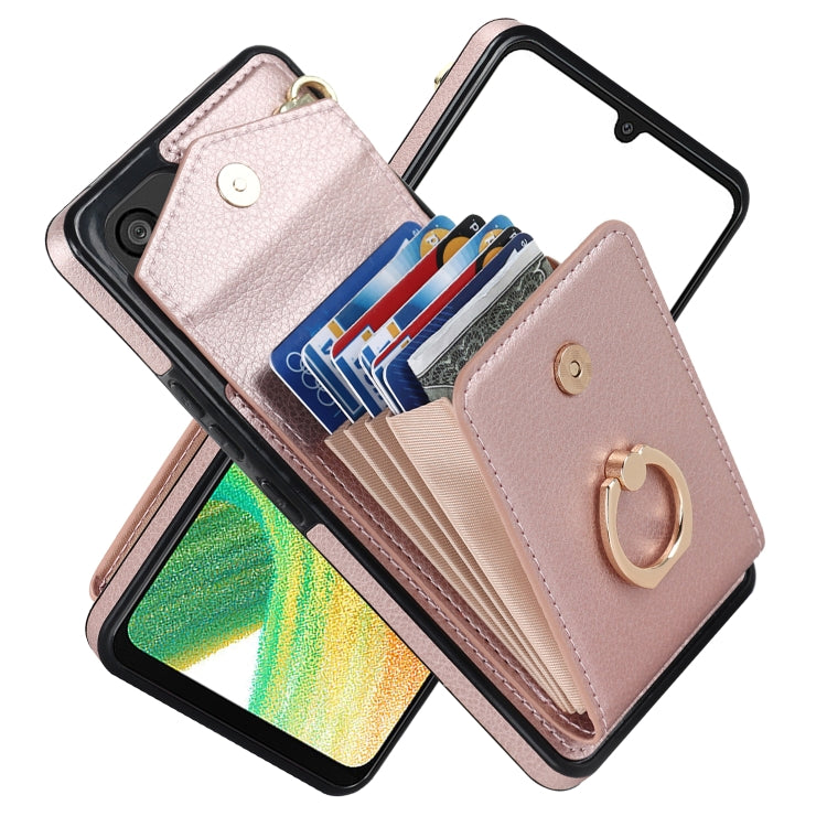 Ring Holder RFID Card Slot Phone Case, For iPhone XR, For iPhone XS Max, For Samsung Galaxy A33 5G, For Samsung Galaxy A51 5G, For Samsung Galaxy A53 5G, For Samsung Galaxy A71 5G, For Samsung Galaxy S20, For Samsung Galaxy S20 Ultra                   ...
