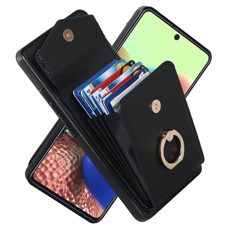Ring Holder RFID Card Slot Phone Case, For iPhone XR, For iPhone XS Max, For Samsung Galaxy A33 5G, For Samsung Galaxy A51 5G, For Samsung Galaxy A53 5G, For Samsung Galaxy A71 5G, For Samsung Galaxy S20, For Samsung Galaxy S20 Ultra                   ...