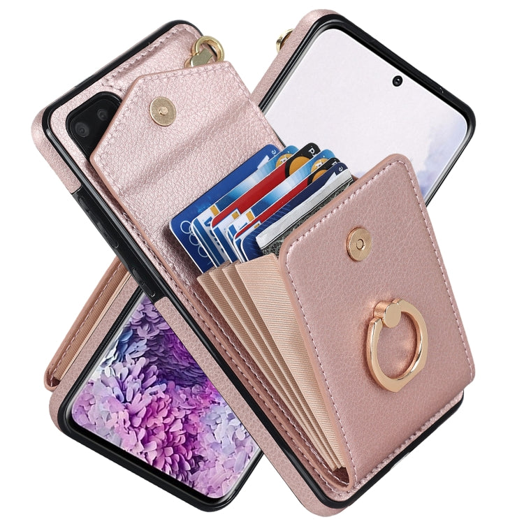 Ring Holder RFID Card Slot Phone Case, For iPhone XR, For iPhone XS Max, For Samsung Galaxy A33 5G, For Samsung Galaxy A51 5G, For Samsung Galaxy A53 5G, For Samsung Galaxy A71 5G, For Samsung Galaxy S20, For Samsung Galaxy S20 Ultra                   ...