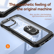 Load image into Gallery viewer, TPU + PC Lens Protection Phone Case with Ring Holder, For iPhone 11, For iPhone 11 Pro, For iPhone 11 Pro Max, For iPhone XS / X, For iPhone XS Max, For iPhone XR, For iPhone 12 / 12 Pro, For iPhone 12 Pro Max