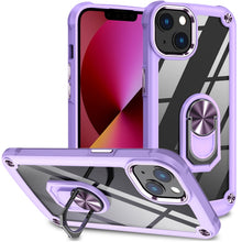 Load image into Gallery viewer, TPU + PC Lens Protection Phone Case with Ring Holder, For iPhone 11, For iPhone 11 Pro, For iPhone 11 Pro Max, For iPhone XS / X, For iPhone XS Max, For iPhone XR, For iPhone 12 / 12 Pro, For iPhone 12 Pro Max
