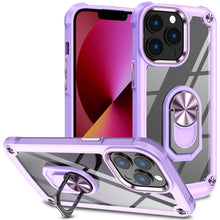 Load image into Gallery viewer, TPU + PC Lens Protection Phone Case with Ring Holder, For iPhone 11, For iPhone 11 Pro, For iPhone 11 Pro Max, For iPhone XS / X, For iPhone XS Max, For iPhone XR, For iPhone 12 / 12 Pro, For iPhone 12 Pro Max