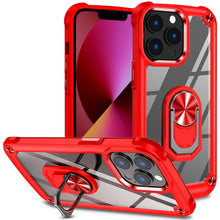 Load image into Gallery viewer, TPU + PC Lens Protection Phone Case with Ring Holder, For iPhone 11, For iPhone 11 Pro, For iPhone 11 Pro Max, For iPhone XS / X, For iPhone XS Max, For iPhone XR, For iPhone 12 / 12 Pro, For iPhone 12 Pro Max
