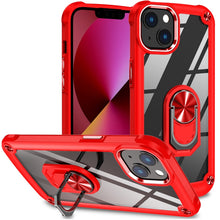 Load image into Gallery viewer, TPU + PC Lens Protection Phone Case with Ring Holder, For iPhone 11, For iPhone 11 Pro, For iPhone 11 Pro Max, For iPhone XS / X, For iPhone XS Max, For iPhone XR, For iPhone 12 / 12 Pro, For iPhone 12 Pro Max